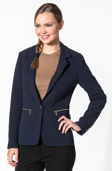 KOOKAI Blazer Viskosemischung navy