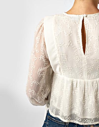 KOOKAI Bluse In Französischer Größe