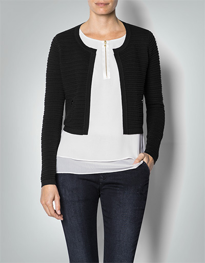 KOOKAI Bolero mit Strukturstreifen