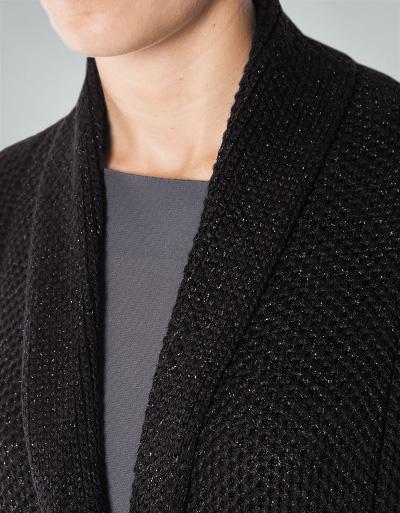 KOOKAI Cardigan In Wabenoptik Mit Metallic-Effekt