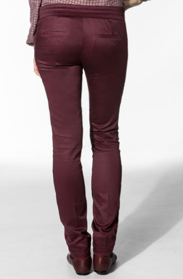 KOOKAI Hose Baumwolle Bordeaux