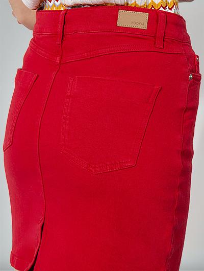 KOOKAI Jeansrock In Französischer Größe
