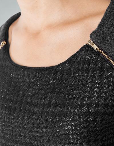 KOOKAI Pullover Mit Metallic-Effekt