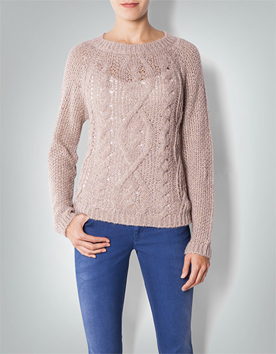 KOOKAI Pullover mit Metallic-Effekt