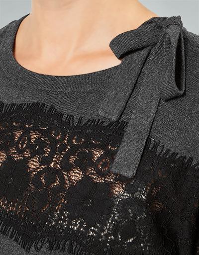 KOOKAI Pullover Mit Spitzeneinsatz