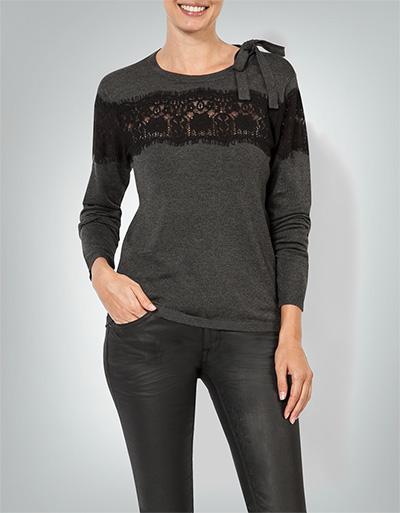 KOOKAI Pullover mit Spitzeneinsatz