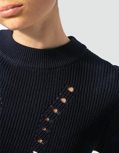 KOOKAI Pullover Mit Volant