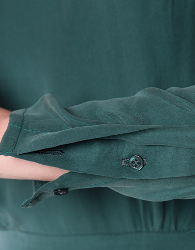 KOOKAI Seidenkleid In Französischer Größe
