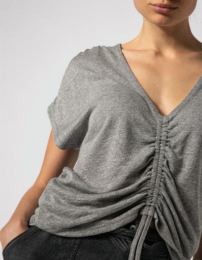 KOOKAI T-Shirt Mit Glitzereffekt