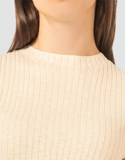 Marc O'Polo Kurzarmpullover Aus Feinem Rippenstrick