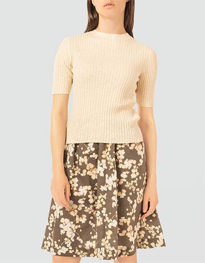 Marc O'Polo Kurzarmpullover aus feinem Rippenstrick