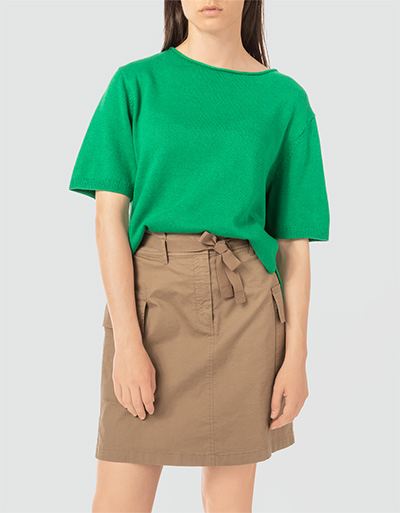 Marc O'Polo Kurzarmpullover mit rollierten Halsausschnitt