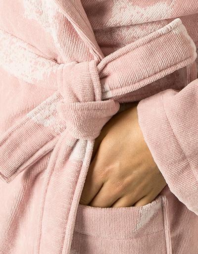 LASA Bademantel Mit Stern-Print