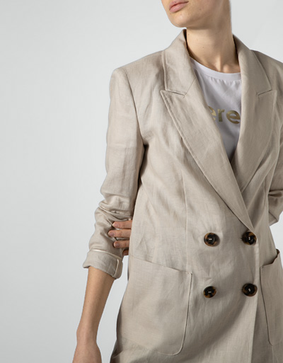 Laurèl Blazer Aus Leinen