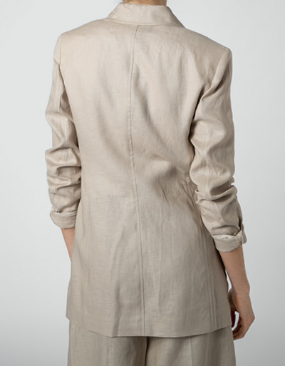 Laurèl Blazer Aus Leinen