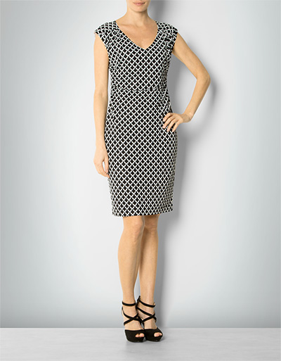 Laurèl Jersey-Kleid im Retro-Look