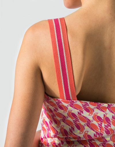 Laurèl Jerseykleid Mit Papageien-Print