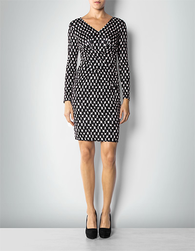 Laurèl Kleid mit Überkreuz-Besatz