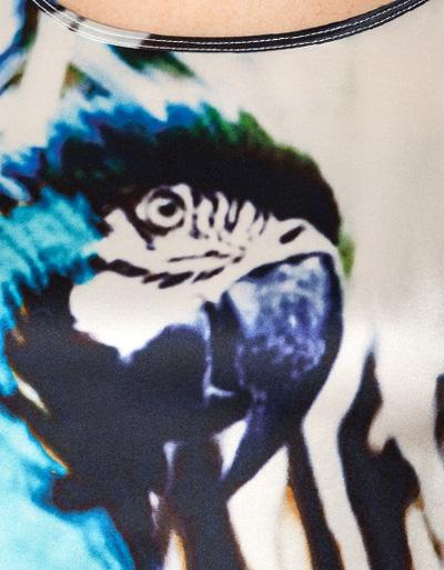 Laurèl Shirt Mit Papagei-Print