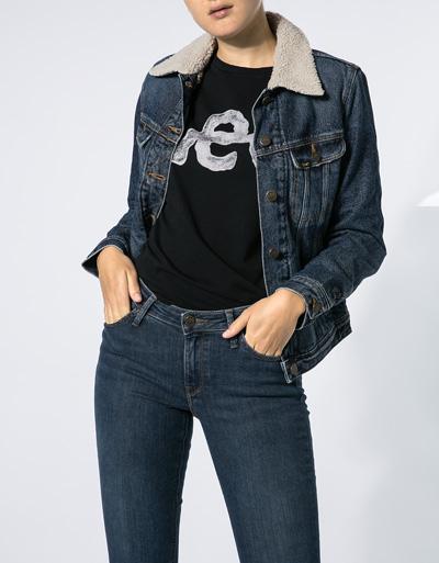 Lee Jeansjacke Mit Kunstfell