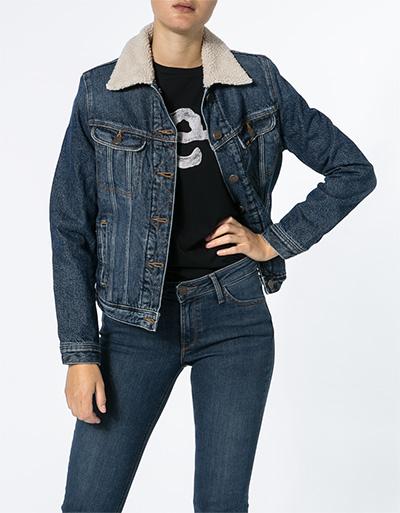 Lee Jeansjacke mit Kunstfell