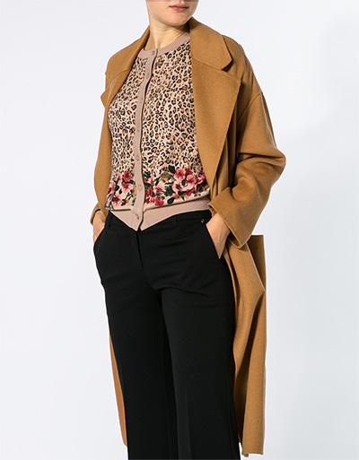 TWIN-SET Leichter Wollmantel in italienischer Größe