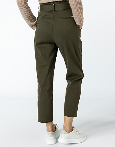 LIU JO Bundfaltenhose Aus Feinem Twill