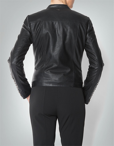 LIU JO Kunstlederjacke In Italienischer Größe