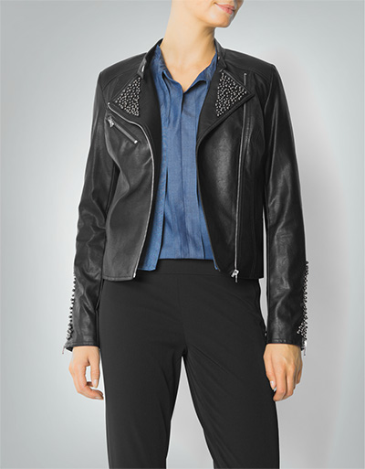 LIU JO Kunstlederjacke in italienischer Größe