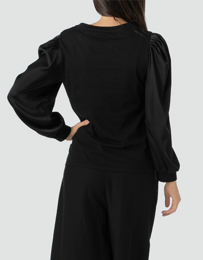 LIU JO Longsleeve Mit Kontrastärmel