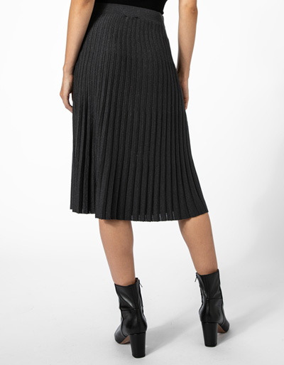 LIU JO Plisseerock Im Glitzer-Look