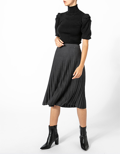 LIU JO Plisseerock im Glitzer-Look