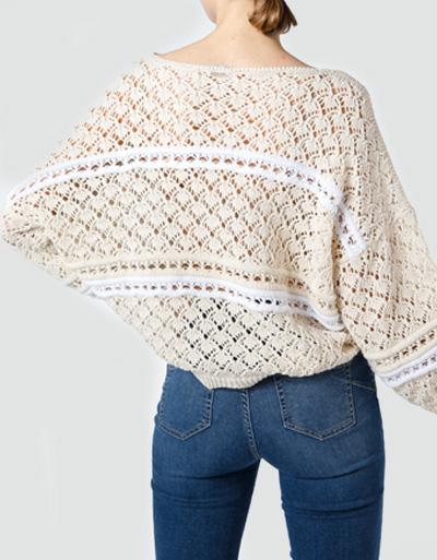 LIU JO Pullover Im Lochstrickmuster