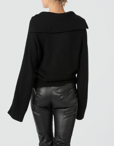 LIU JO Pullover Mit Geknöpften Ärmelschlitz