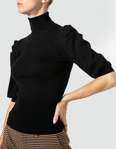 LIU JO Rollkragenpullover Mit Puffärmeln