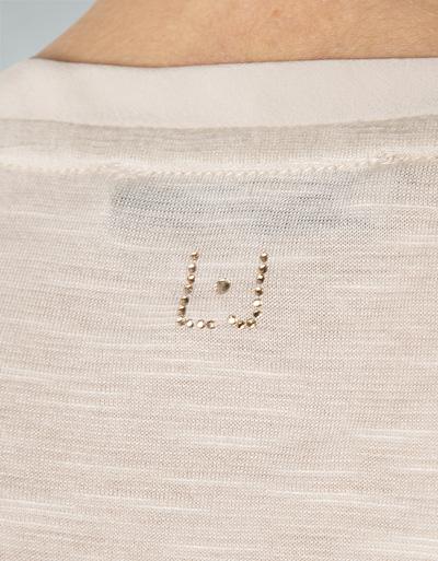 LIU JO Shirt Mit Lurex-Stickerei