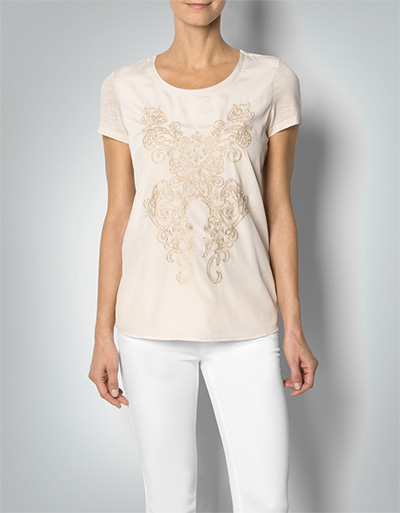 LIU JO Shirt mit Lurex-Stickerei