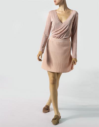 LIU JO Strickrock im Metallic-Look