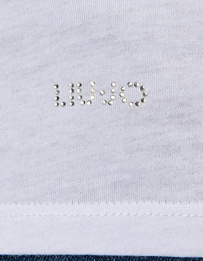 LIU JO T-Shirt Mit Perlen Und Kristallsteinen