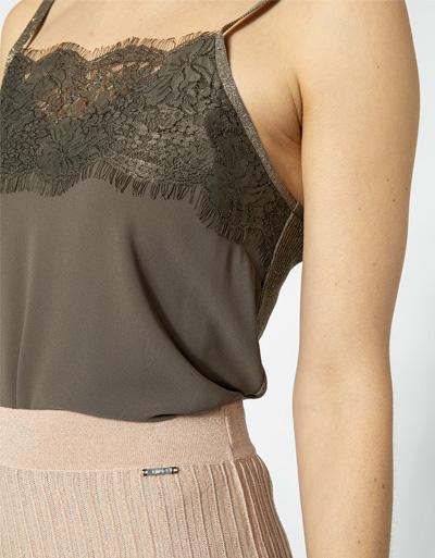 LIU JO Top Mit Metallic-Effekt