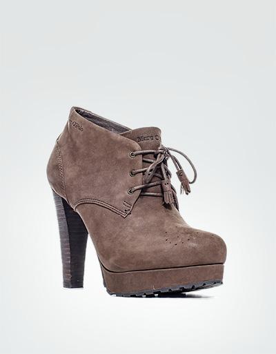 Marc O'Polo Ankleboot Veloursleder Dunkelbraun