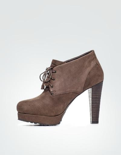 Marc O'Polo Ankleboot Veloursleder Dunkelbraun
