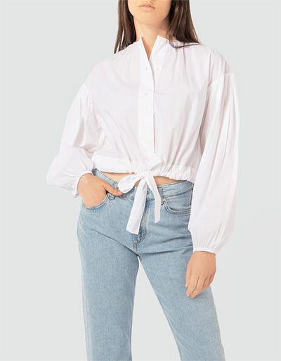 Marc O'Polo Bluse mit Tunnelzug am Saum