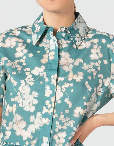 Marc O'Polo Blusenkleid Mit Kurzem Arm