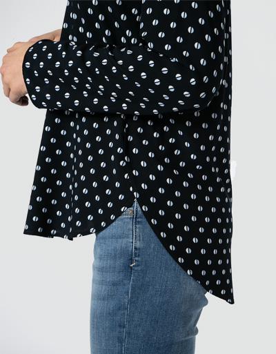 Marc O'Polo Blusenshirt Mit Allover-Muster