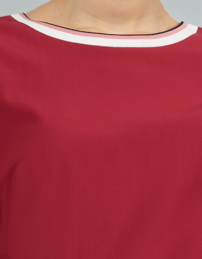 Marc O'Polo Bluseshirt Mit Kontrastblende