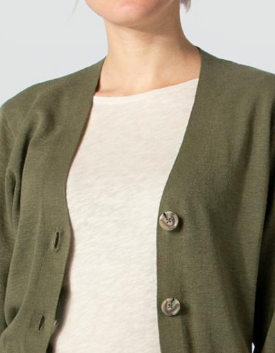 Marc O'Polo Cardigan Aus Baumwolle Und Leinen