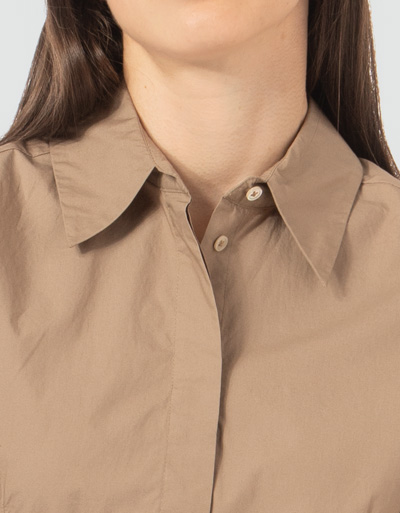 Marc O'Polo Hemdblusenkleid Mit Ausgestellten Rock