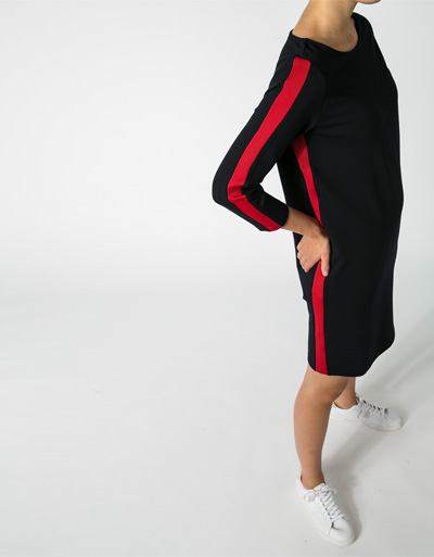 Marc O'Polo Kleid Mit Kontraststreifen