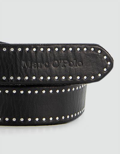 Marc O'Polo Ledergürtel Mit Nietenbesatz